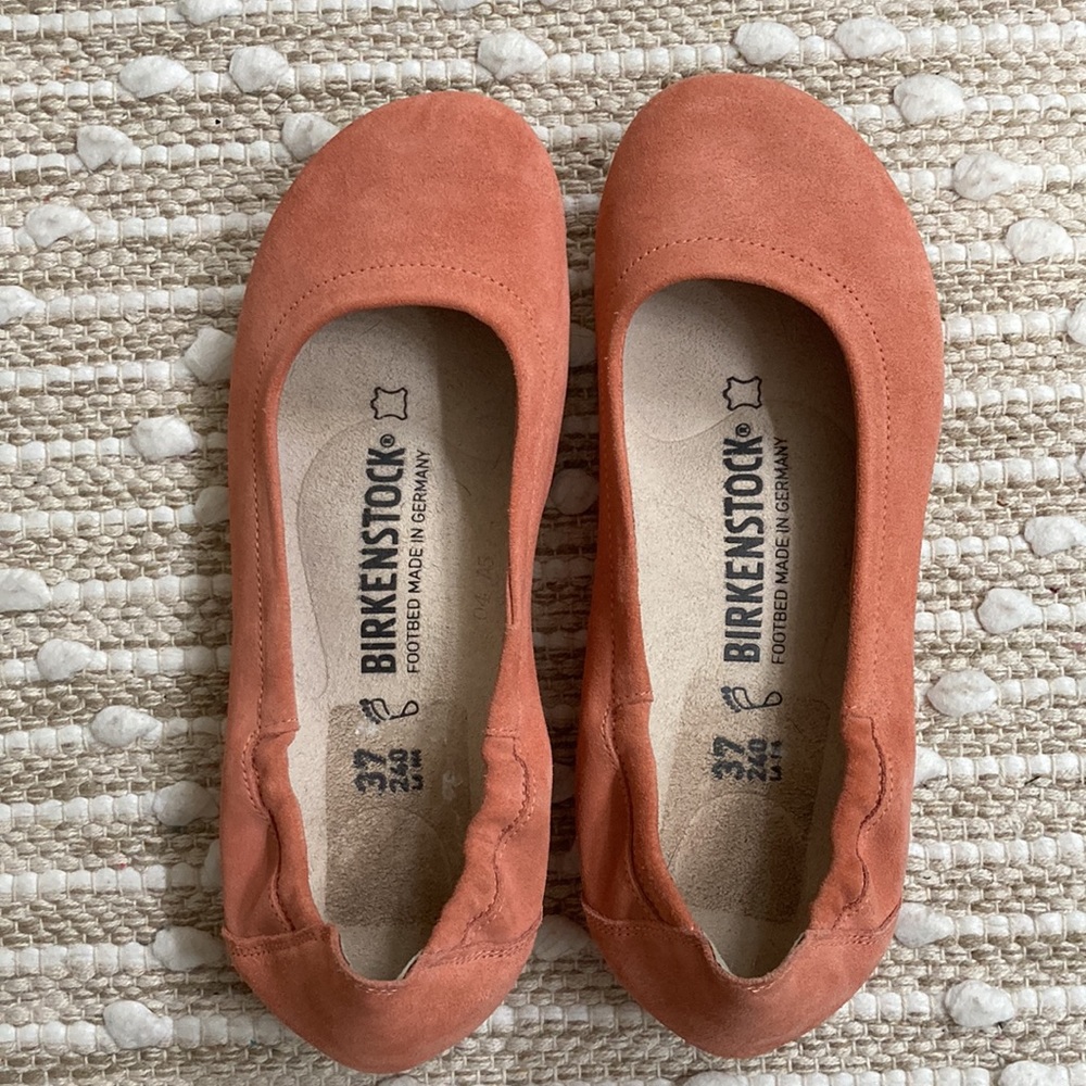 Birkenstock Celina Suede Ballet Flats Size 37 Us Size… Gem